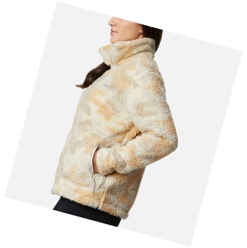 Columbia Winter Pass Sherpa Full Zip Mont Kadın Camo | 68124-QAIP