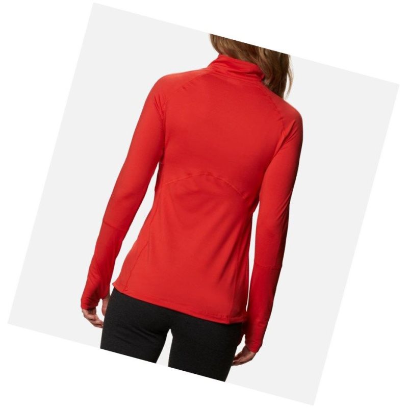 Columbia Winter Power Quarter Zip Knit Sweatshirt Kadın Turuncu | 06548-GVHE