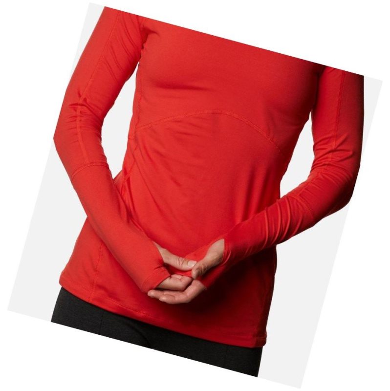 Columbia Winter Power Quarter Zip Knit Sweatshirt Kadın Turuncu | 06548-GVHE