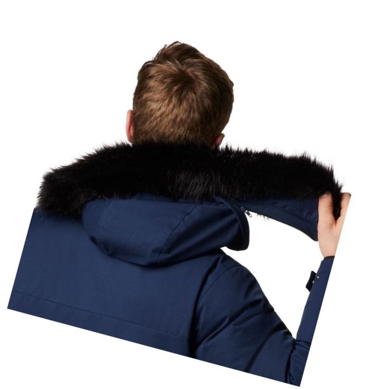 Columbia Winter Rebellion Down Parka Mont Erkek Lacivert | 59846-IVRG