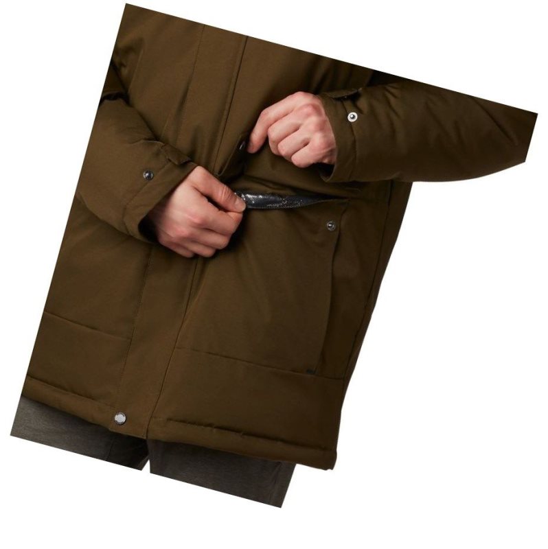 Columbia Winter Rebellion Down Parka Mont Erkek Zeytin Yeşili | 49153-KZTI