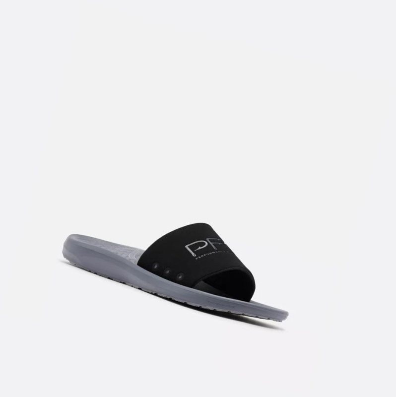 Columbia Yachtrocker PFG Slide Erkek Siyah Koyu Gri | 01639-ACJN