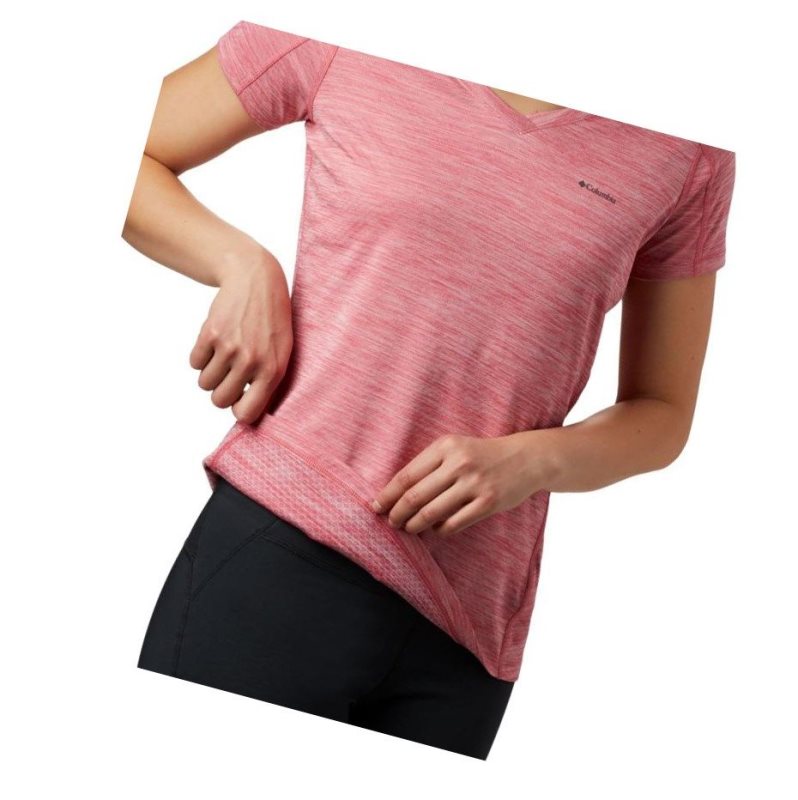 Columbia Zero Rules Short Sleeve Tişört Kadın Pembe | 96517-GBWI