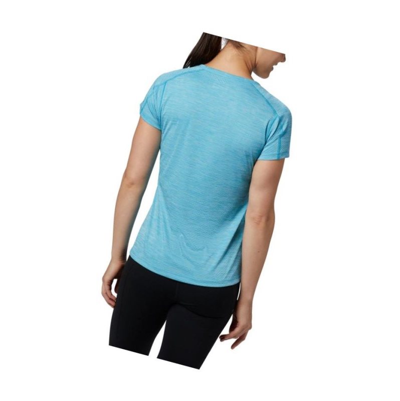Columbia Zero Rules Short Sleeve Tişört Kadın Mavi | 94782-VOBU