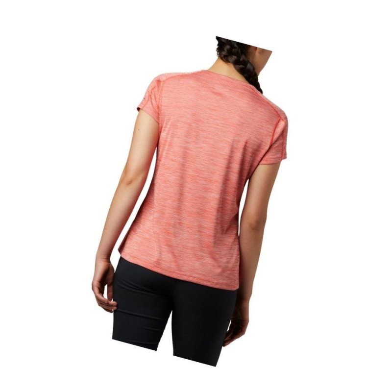 Columbia Zero Rules Short Sleeve Tişört Kadın Kırmızı | 14692-ODLX