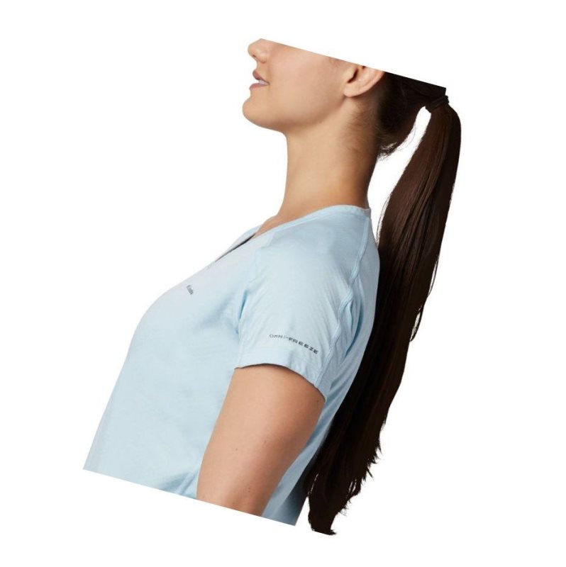 Columbia Zero Rules Short Sleeve Tişört Kadın Mavi | 05172-NCSE